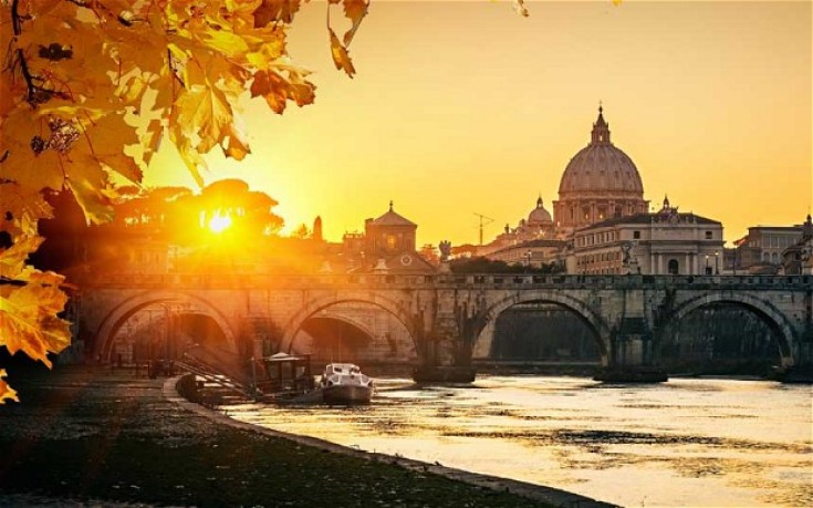 Rome in the autumn. Pic from The Telegraph